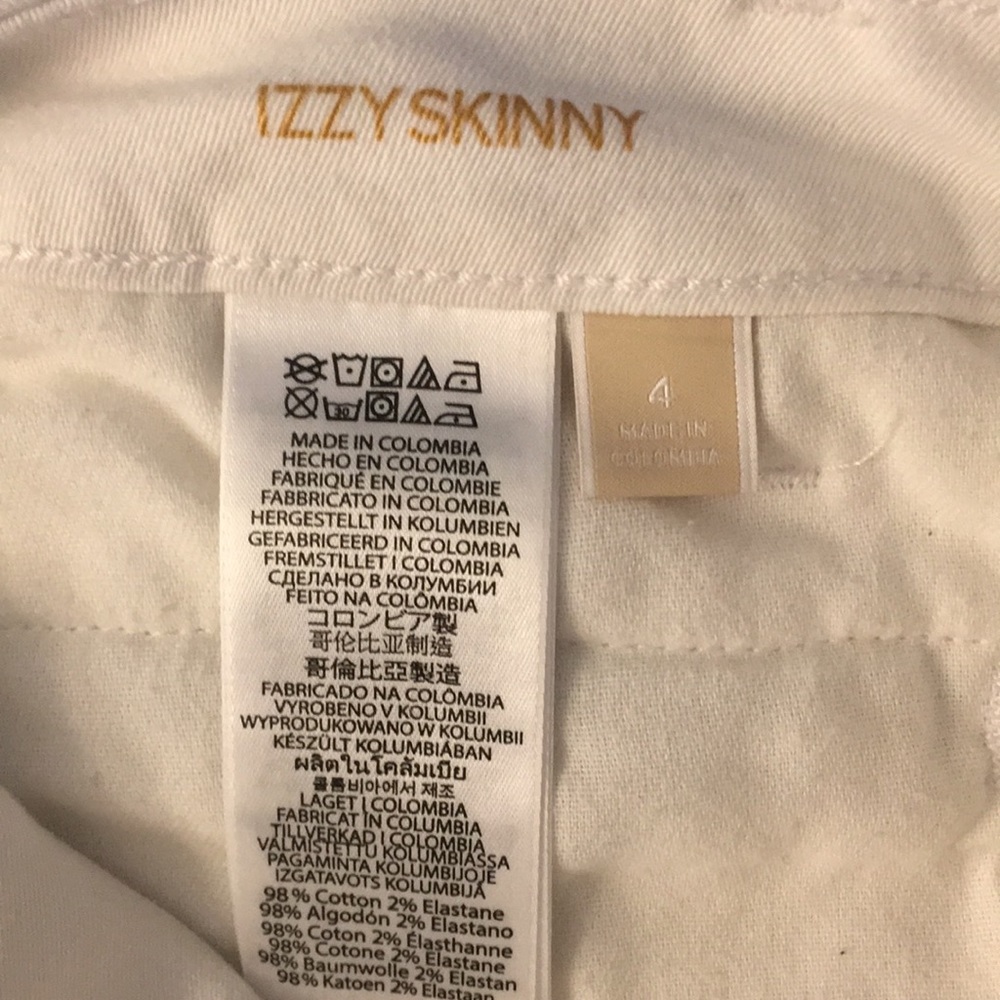 Michael kors, size 4, white, Izzy skinny, GREAT condition and fit - Picture 7 of 7